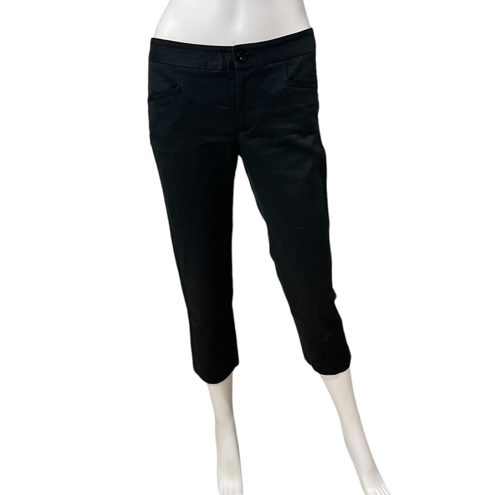 Marc By Marc Jacobs Black Cotton Blend Pants